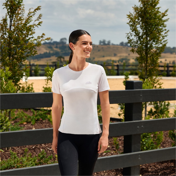2026 Weatherbeeta Womens 37.5 Lightweight Performance Short Sleeve Top 1029995 - Lavender Mist Marle
